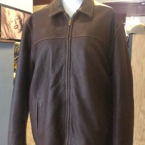 Men’s Brown leather jacket
